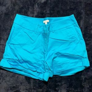 Teal shorts